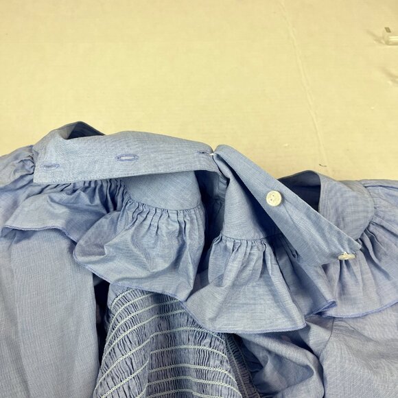 Women's Size Small, Tory Burch ruffled and smocked blouse - Picture 7 of 7